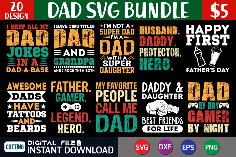 dad-svg-bundle