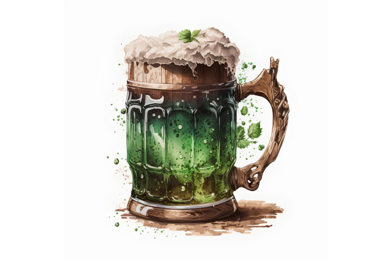 watercolor-st-patricks-drink