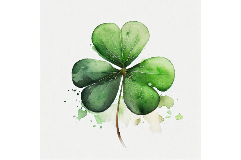 watercolor-clover