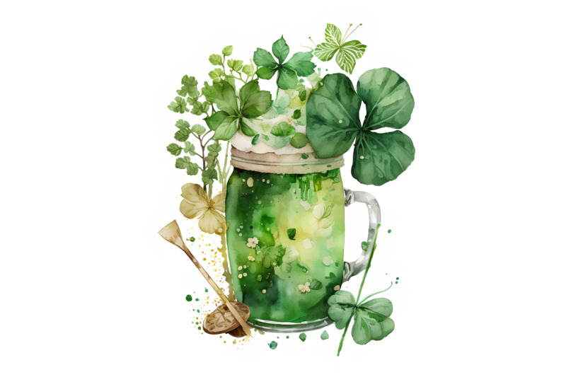 watercolor-st-patricks-green-drink