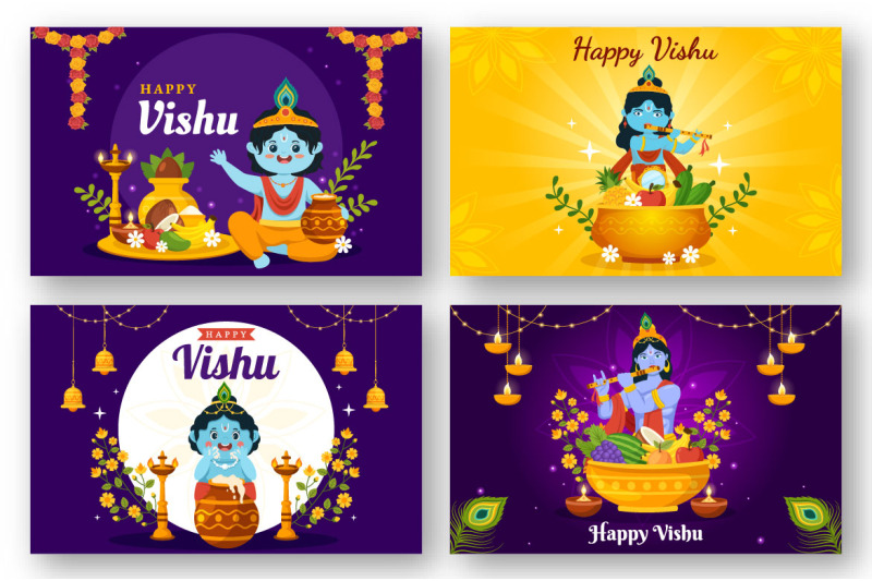 17-happy-vishu-festival-illustration