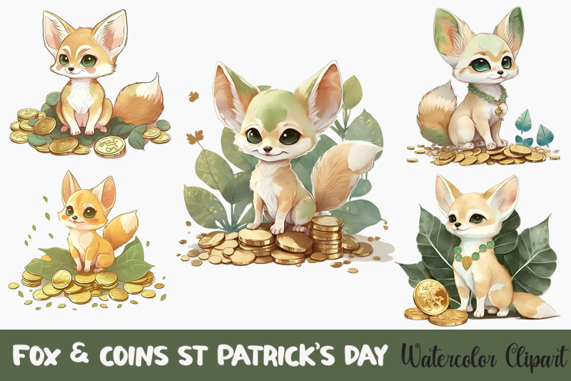 fennec-fox-amp-coins-st-patrick-039-s-day-bundle