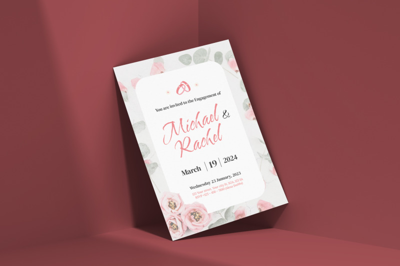 floral-engagement-invitation