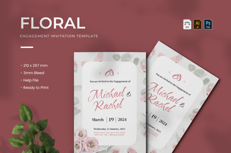 floral-engagement-invitation