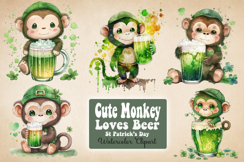 cute-monkey-loves-beer-st-patrick-039-s-day-bundle