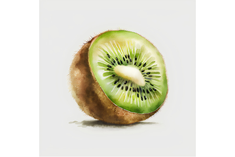 watercolor-kiwi