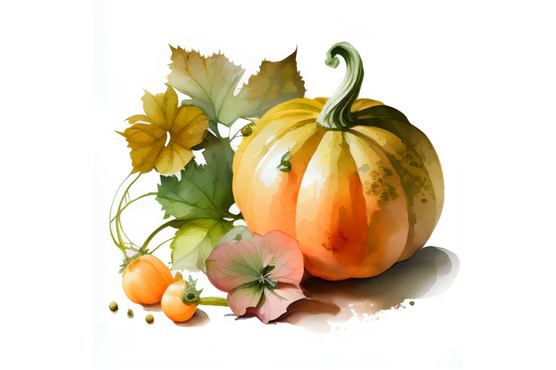 watercolor-pumpkin