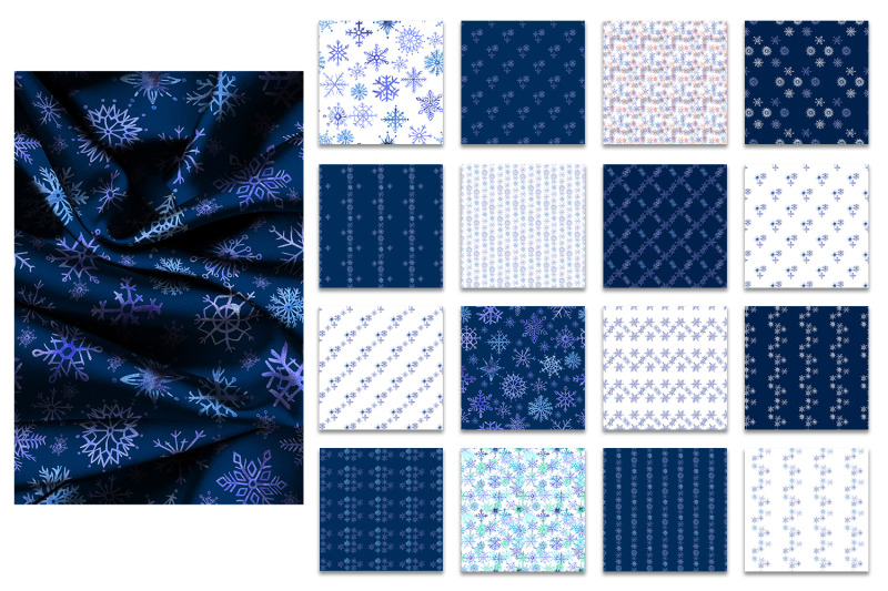 snowflakes-watercolor-cliparts-set