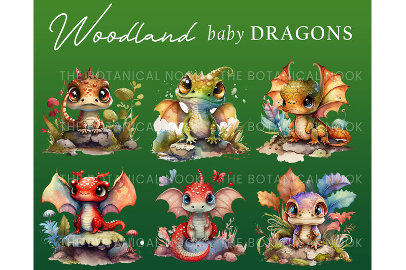 12-cute-woodland-dragon-babies-12-graphic-clip-art-illustration-inst