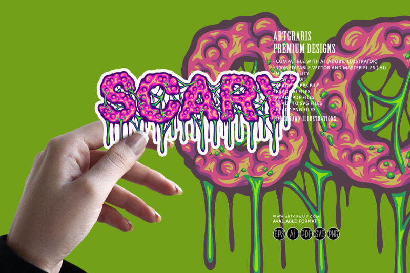 spooky-melting-words-scary-lettering-text-illustration