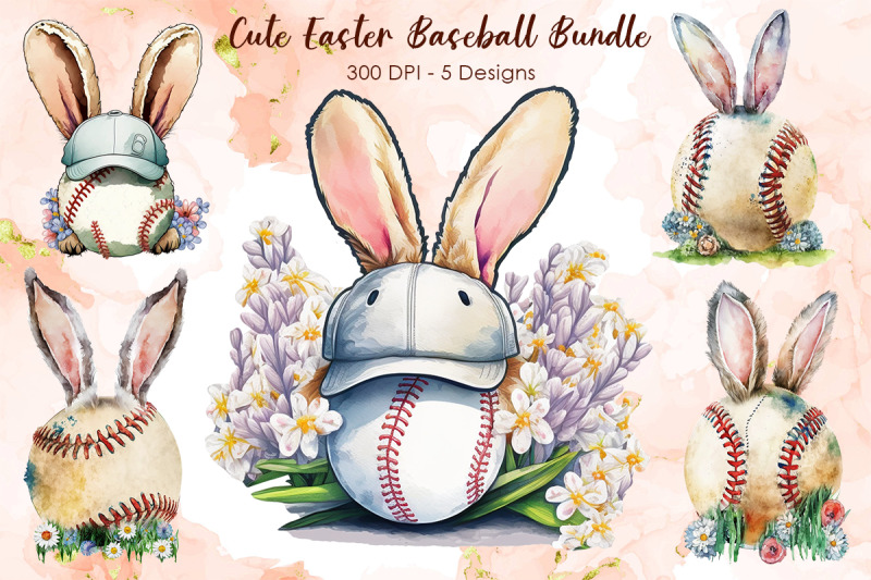 cute-easter-baseball-cliparts-bundle