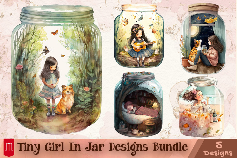 tiny-girl-in-jar-designs-bundle