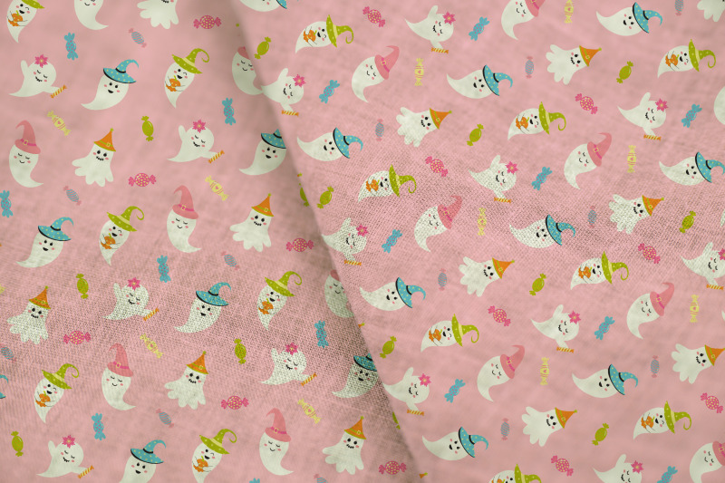 cute-pink-halloween-seamless-patterns