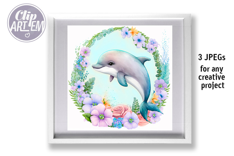 dolphins-wall-art-kids-nursery-decor-3-watercolor-jpeg-images-set