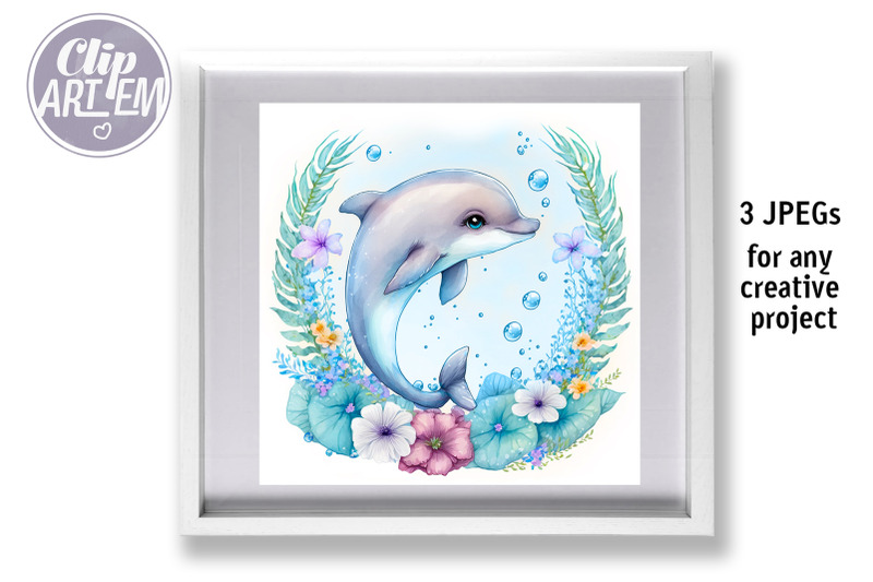 dolphins-wall-art-kids-nursery-decor-3-watercolor-jpeg-images-set