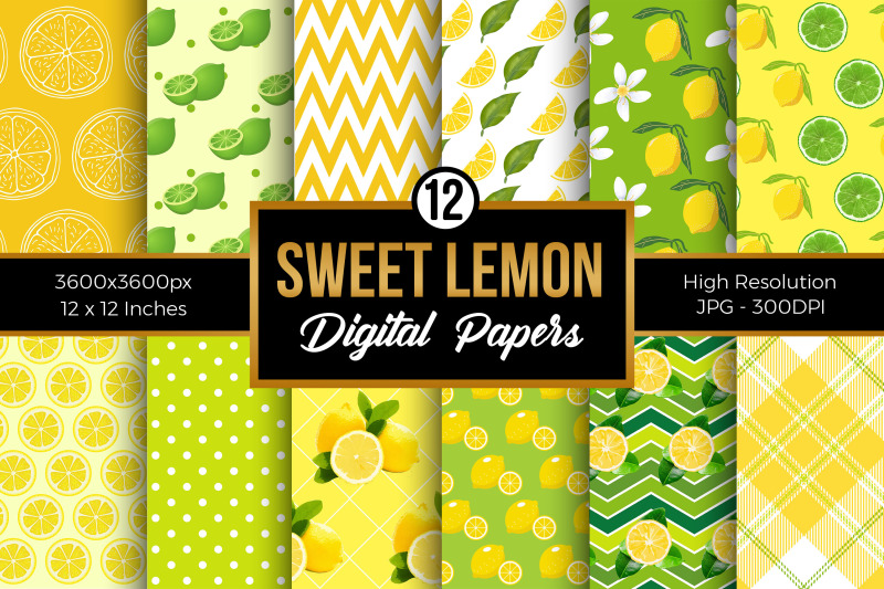 lemon-seamless-pattern-digital-papers