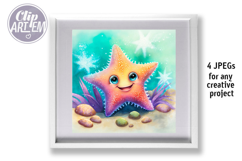 cute-starfish-wall-art-kids-decor-4jpeg-watercolor-illustration-images