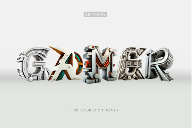 3d-futuristic-gamer-font