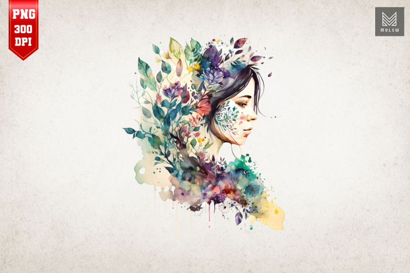 beautiful-girl-amp-flowers-watercolor