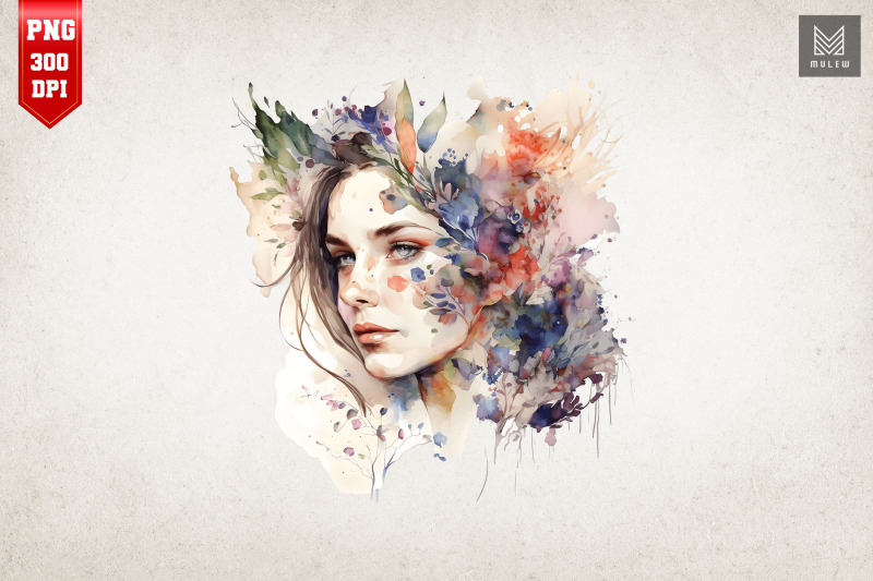 beautiful-girl-amp-flowers-watercolor-4