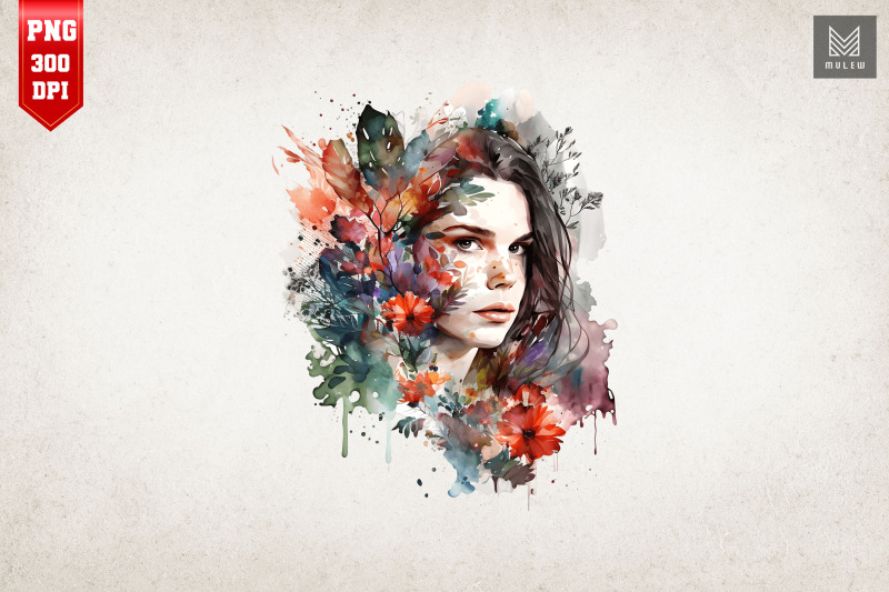 beautiful-girl-amp-flowers-watercolor-13