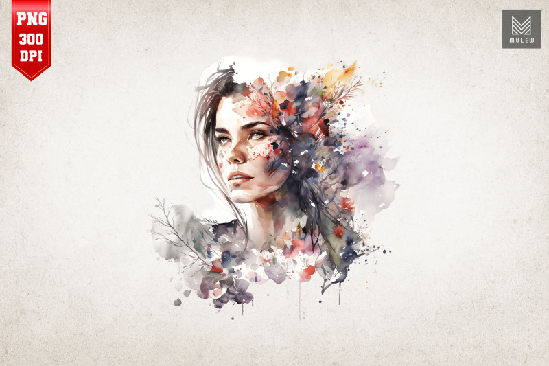 beautiful-girl-amp-flowers-watercolor-18