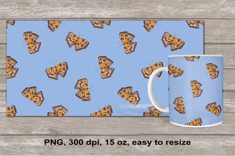 butterfly-mug-wrap-sublimation-design-15-oz