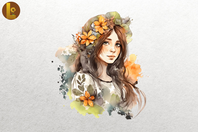 beautiful-girl-with-flowers-watercolor-6