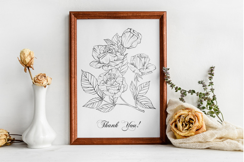 bouquet-of-roses-illustrations