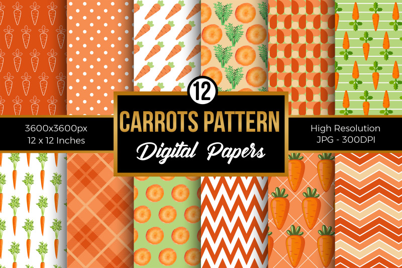 carrots-pattern-digital-papers