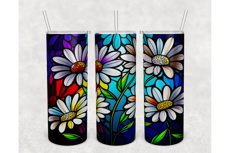 stained-glass-daisies-tumbler-wraps-bundle-20-oz-skinny-tumbler-daisy