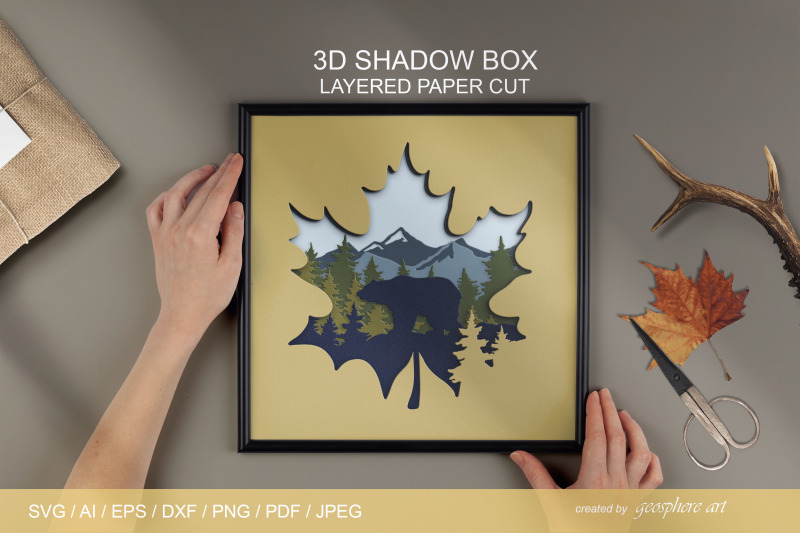 3d-maple-leaf-layered-papercut-svg-paper-cut-shadow-box