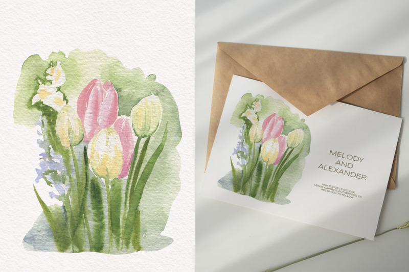 spring-watercolor-bouquets