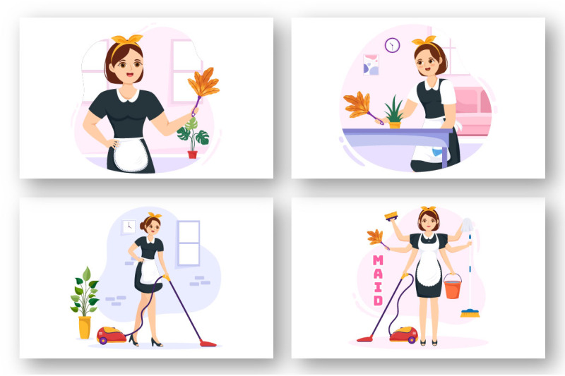 15-professional-girl-maid-illustration