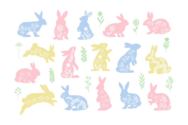 easter-rabbits-svg-folk-style-decor-floral-spring-clip-art
