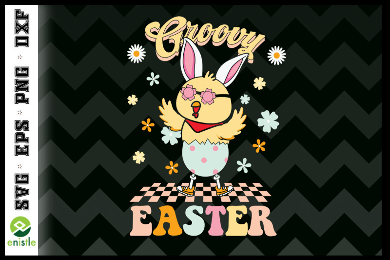 groovy-easter-retro-easter-chick