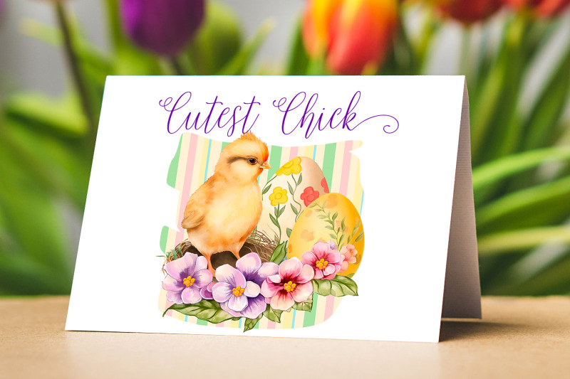 cutest-chick-around-sublimation-easter-png