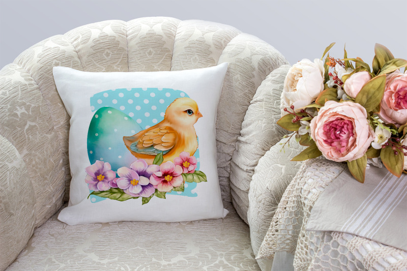 cute-chick-around-sublimation-easter-png