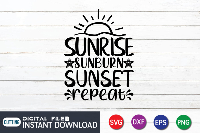 sunrise-sunburn-sunset-repeat-svg