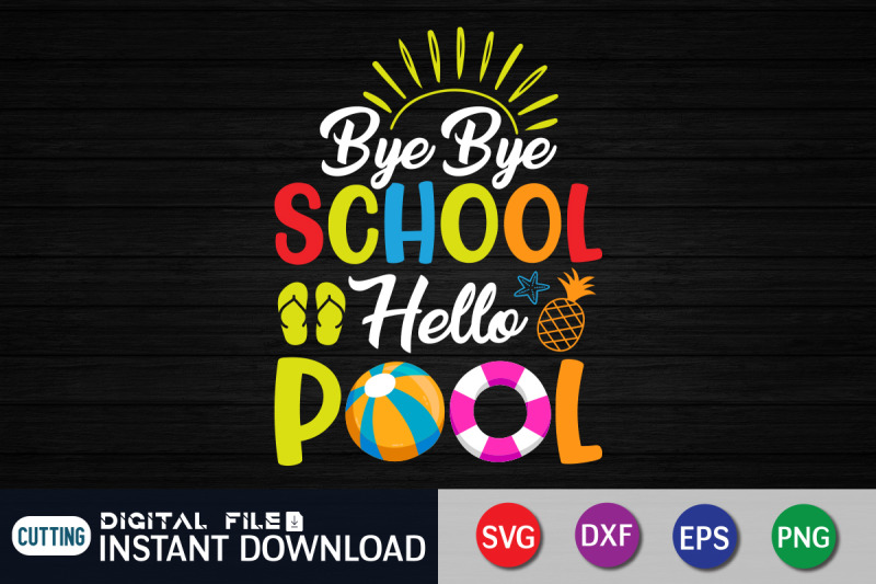 bye-bye-school-hello-pool-svg