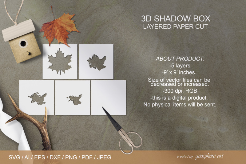 3d-maple-leaf-layered-papercut-svg-laser-cut-shadow-box