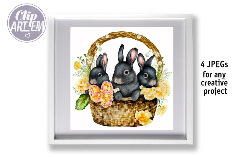 basket-with-bunnies-flowers-watercolor-4jpeg-illustration-image-bundle