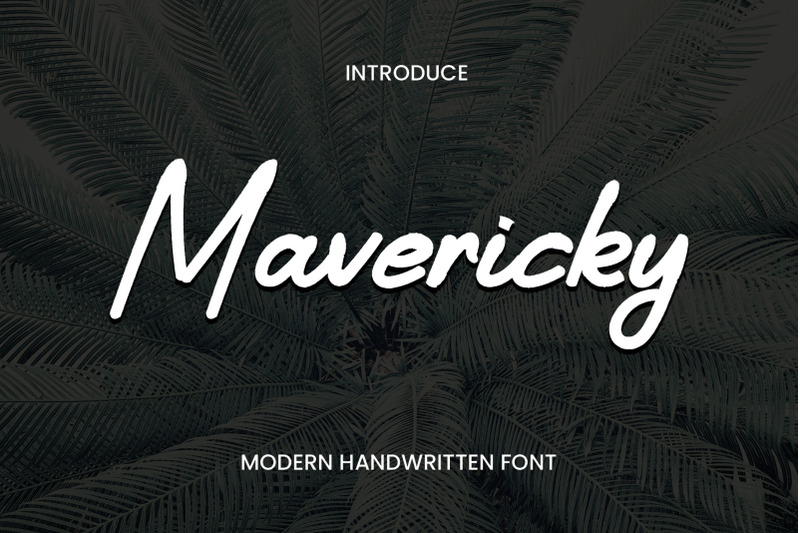mavericky-font