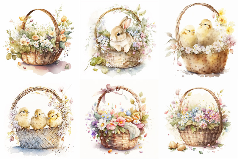 happy-easter-watercolor-illustrations
