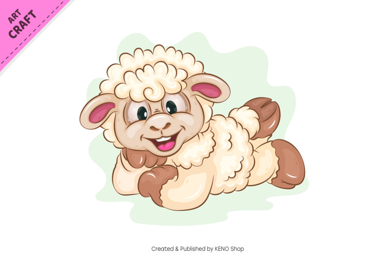 set-of-cartoon-sheeps-01-clipart