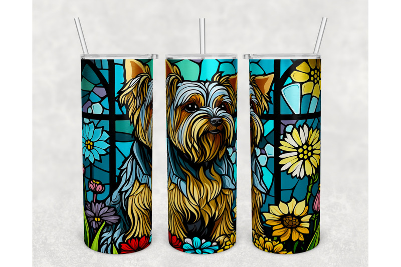 stained-glass-yorkie-tumbler-wrap-yorkshire-terrier-tumbler-png