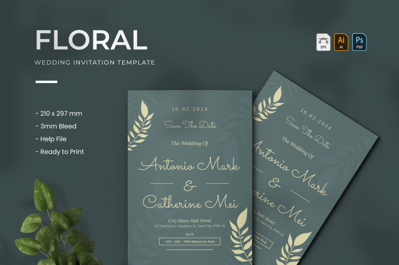 floral-wedding-invitation