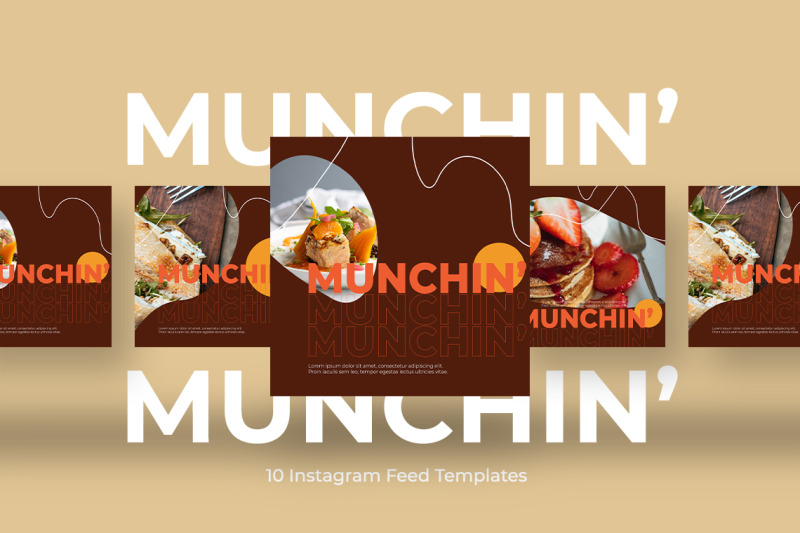 munchin-food-instagram-post-template