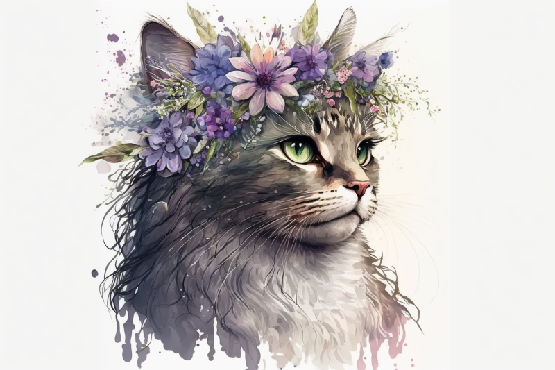 spring-mystical-cat