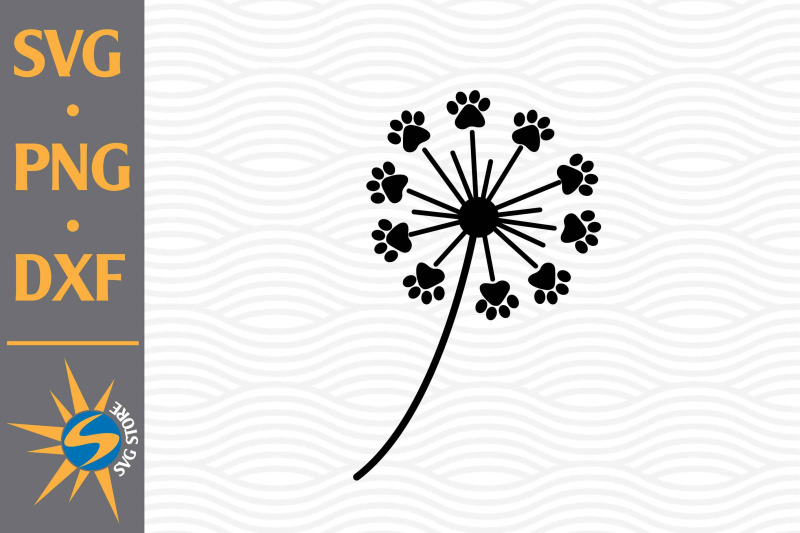 dandelion-paw-svg-png-dxf-digital-files-include